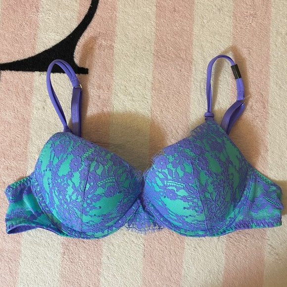 Victoria's Secret Other - VS Seafoam Very Sexy Eyelash Lace Push Up Bra